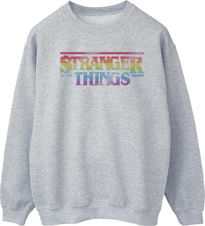 Produktbild Netflix Stranger Things Rainbow Dot Logo Sweatshirt (S)