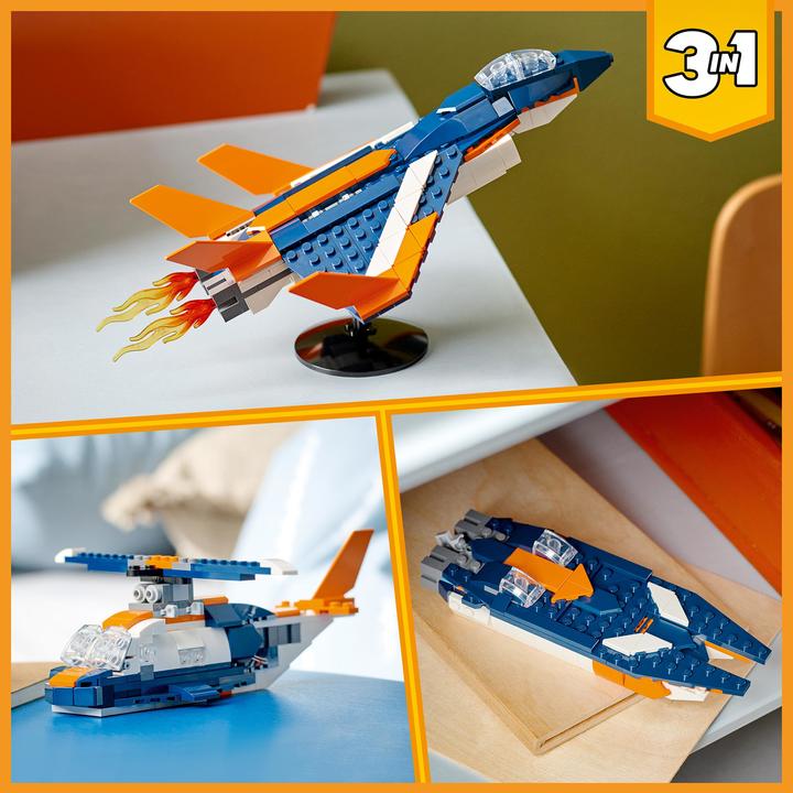 Immagine prodotto LEGO Jet supersonico (31126, LEGO Creator 3-in-1)