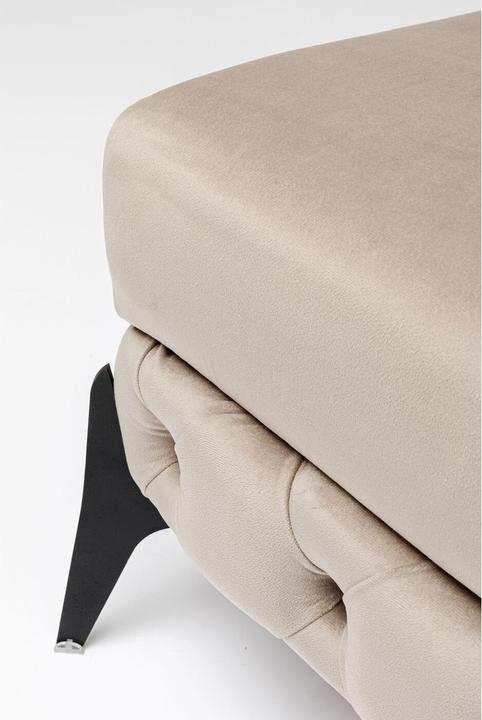 Produktbild Kare Design Hocker Bellissima Velvet Beige 80cm