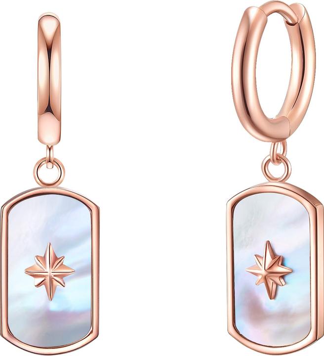Produktbild Valero Pearls Damen Edelstahl Perlmutt roségold - 24449 (Edelstahl)