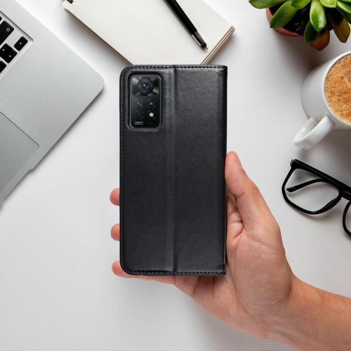 Actual product image OEM Book case SMART MAGNETO Book case for XIAOMI Redmi Note 14 5G black (Xiaomi Redmi Note 14 Pro 5G)