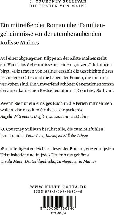 Nutritional values and ingredients Die Frauen von Maine (German, J. Courtney Sullivan, 2024)