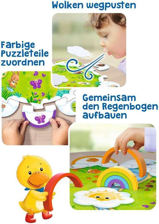 Actual product image Ravensburger RAV ministeps: Emil's b. Rainbow Game 04582 (German, French, Italian)