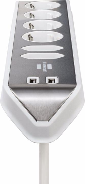 Image du produit Brennenstuhl Barre de socle d'angle estilo à 6 positions (6 x, CEE 7/16, 2 m)