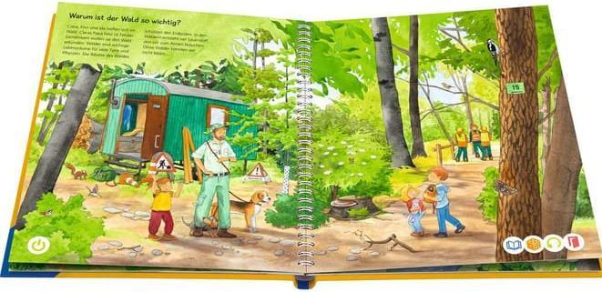 Actual product image tiptoi Wieso? Weshalb? Warum? Unser Wald (German, Patricia Mennen, Kerstin M. Guilt, 2023)