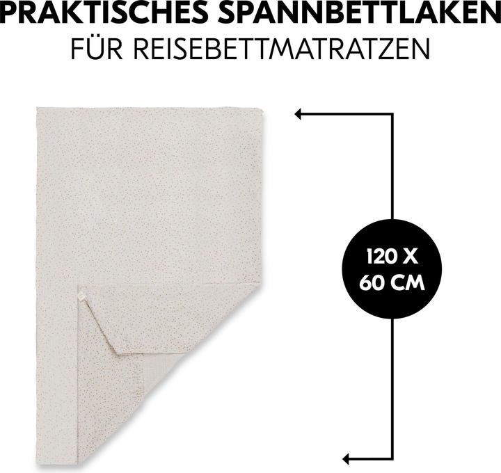 Produktbild Hauck Spannbettlaken für Reisebettmatratzen