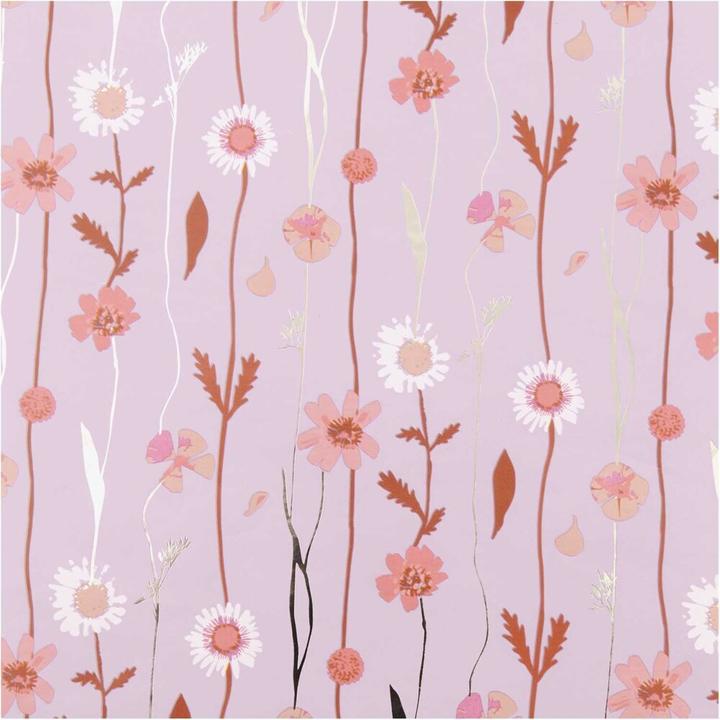 Immagine prodotto Rico Design Carta da pacchi a forma di fiore Lilla 70cmx2m (Carta da regalo, 1 x)