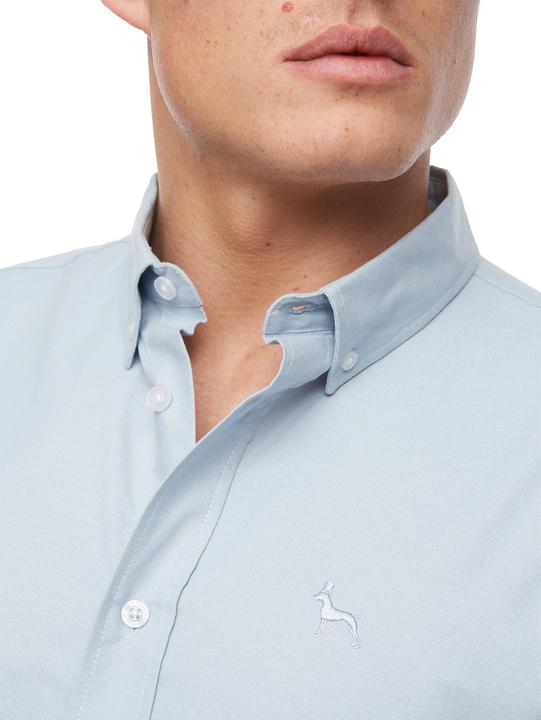 Actual product image Bewley & Ritch Mens Balton Oxford Short-Sleeved Shirt (L)
