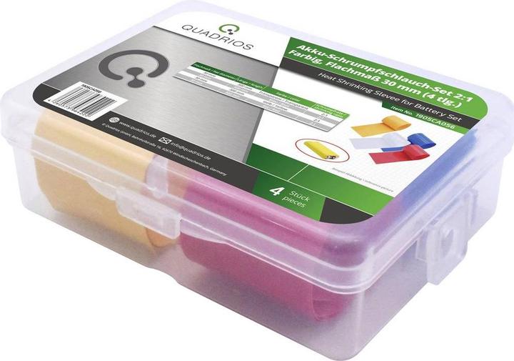 Image du produit Quadrios Kit de gaines thermorétractables pour accu 21 dimensions plates