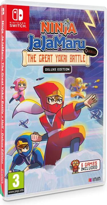 Produktbild ININ Games Ninja JaJaMaru: The Great Yokai Battle + Hell (Deluxe Edition) (Switch, Switch Lite, Switch OLED, EN)