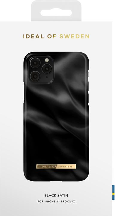 Actual product image iDeal Of Sweden Designer Hard Cover Black Satin (Apple iPhone 11 Pro)