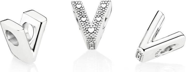 Produktbild Pandora Letter V Charm (Silber)