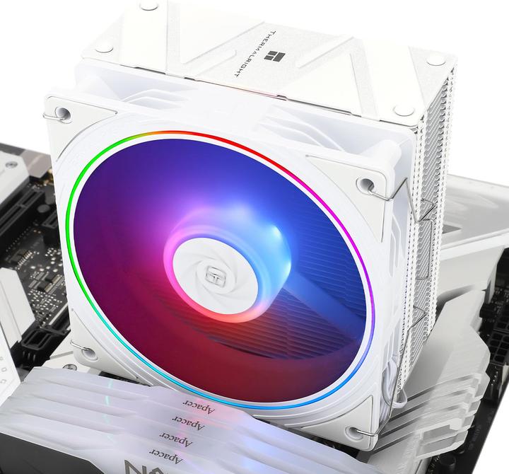 Immagine prodotto Thermalright Assassin Spirit 120 EVO White - Cooler per CPU, topplay (156 mm)