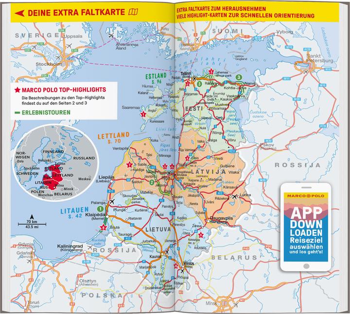 Produktbild Reiseführer Baltikum, Estland, Lettland, Litauen (Deutsch, Mirko Kaupat, Jan Pallokat, 2024)
