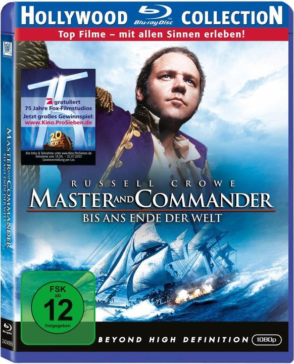 Image du produit Master And Commander : Jusqu'au bout du monde (Blu-ray, 2003, Anglais, Allemand, Français)