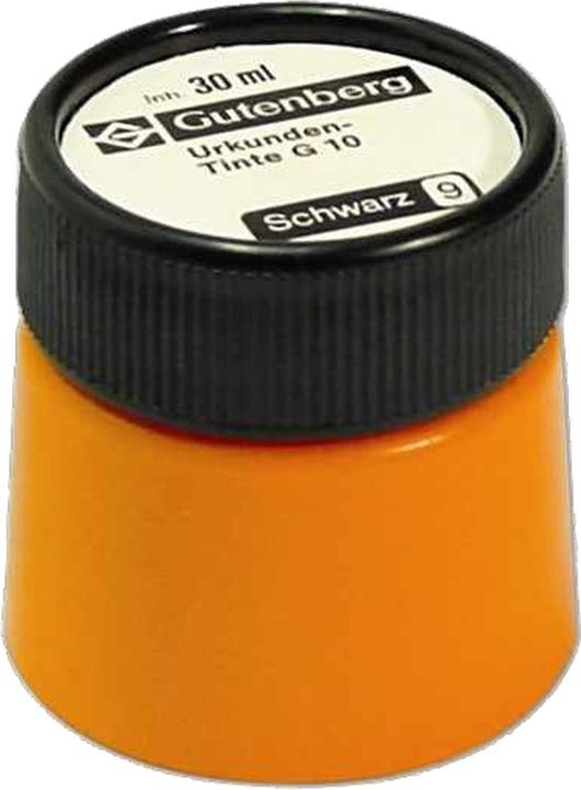 Produktbild Gutenberg Urkundentinte 30ml schwarz (Nachfülleinheit, Schwarz)