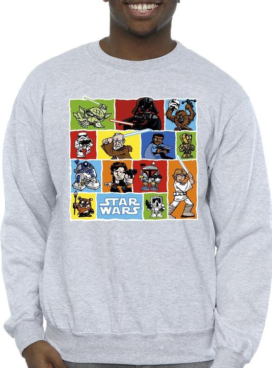 Immagine prodotto Star Wars Comic Drawing Montage Felpa Uomo (M)