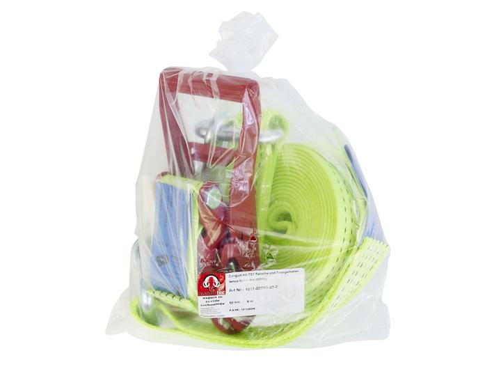 Produktbild Mamutec Polyester Gurt 2-teilig TD1 Ratsche Karabinerhaken 50 mm 8 m