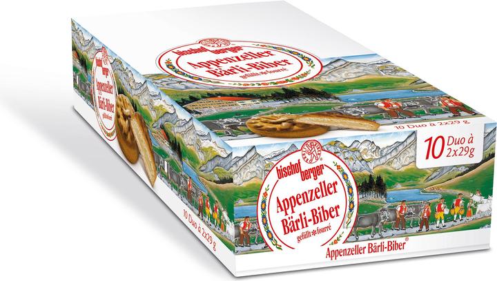 Produktbild Appenzeller Bier Bärli-Biber (20 Stk., 58 g)