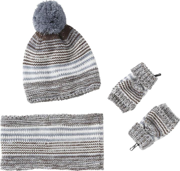 Produktbild Vertbaudet Jungen-Set: Mütze, Rundschal & Handschuhe