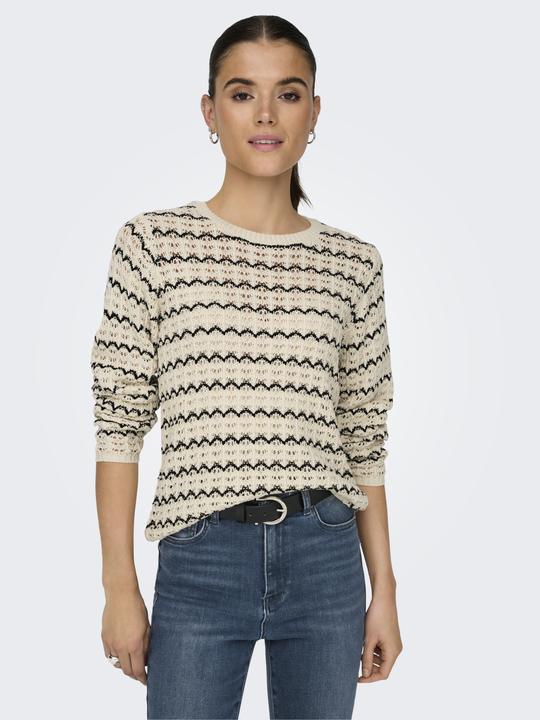 Produktbild Only Normal geschnitten Rundhals Pullover Strickpullover (M)