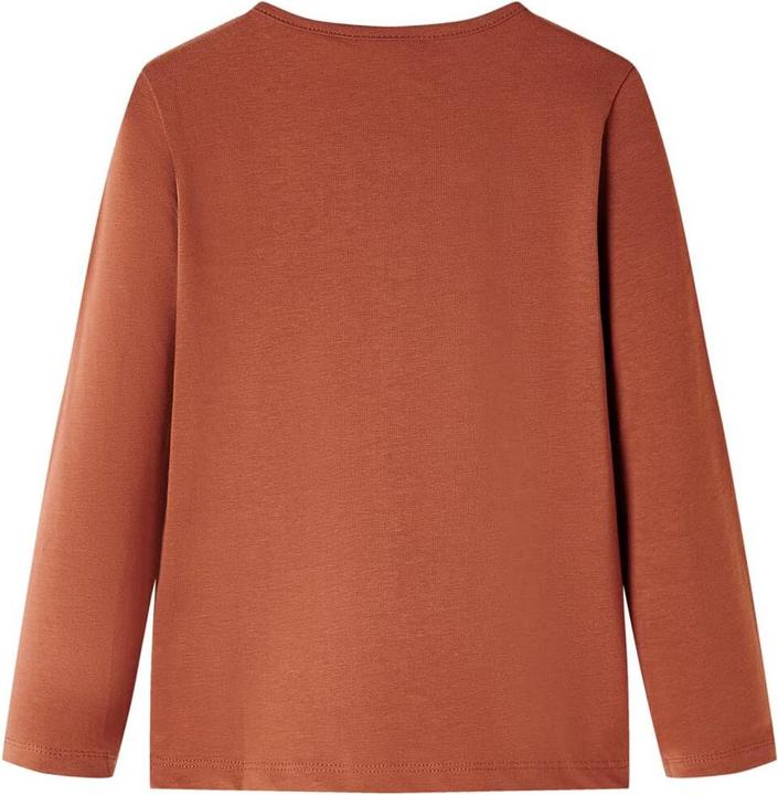 Image du produit VidaXL T-shirt manches longues enfant Cognac 116,Composition : 95% coton. 5 (116)