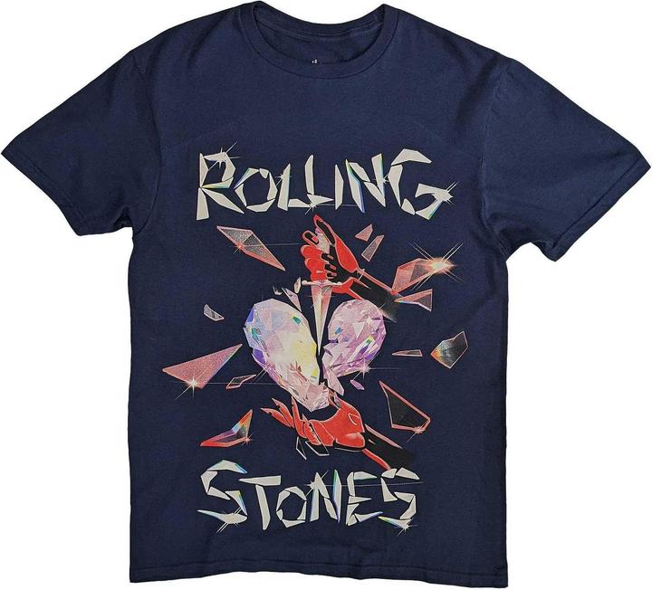 The Rolling Stones Erwachsene Hackney Diamanten Herz TShirt