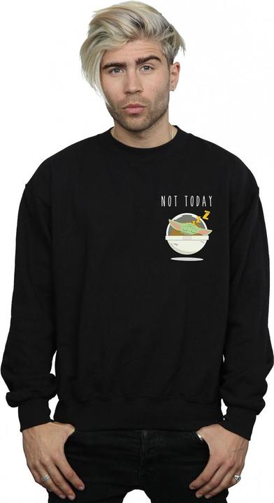 Produktbild Star Wars The Mandalorian Not Today Faux Pocket Sweatshirt (S)