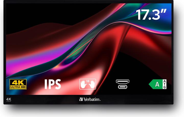 Actual product image Verbatim PMT-17-4K (3840 x 2160 Pixels, 17.30")