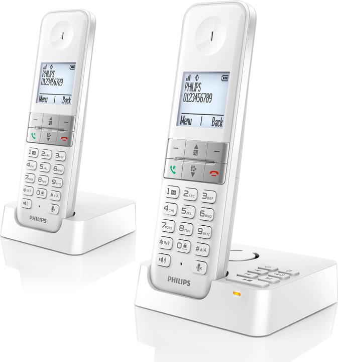 Philips D4552W - Schnurlostelefon mit Anrufbeantworter