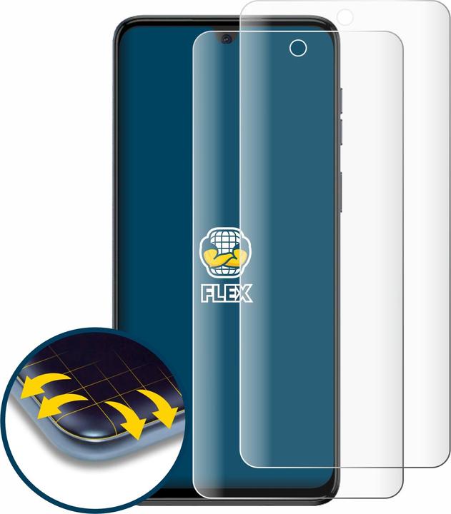 Productafbeelding BROTECT Volledig bedekkende screen protector (2 Stuk, Motorola Moto G54)