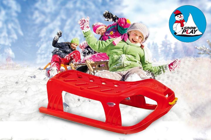 Productafbeelding Jamara Sneeuwspeelslee Snow-Star 90cm rood