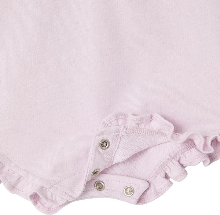 Immagine prodotto Vertbaudet Bio-Kollektion: Mädchen Baby-Set aus Kurzoverall und Haarband (68)