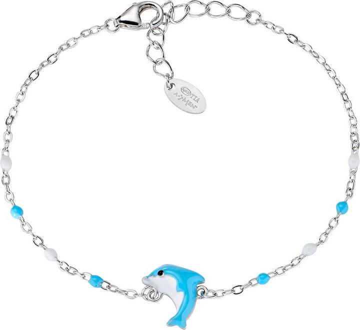 Actual product image Amen Junior Dolphin bracelet (16 cm, Enamel, Silver 925)