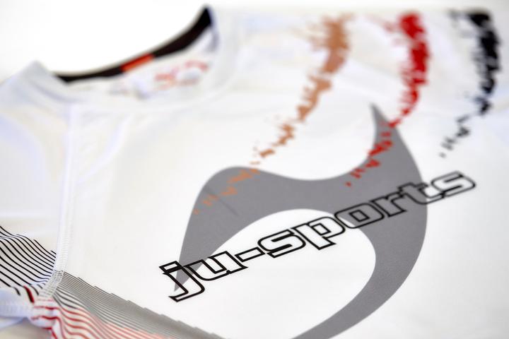 Produktbild Ju-Sports Rashguard Pro C18 Germany kurzarm weiss (M)