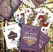 Actual product image Bicycle Marquis cards (English)