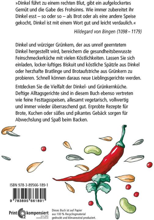 Produktbild Dinkel und Grünkern (Deutsch, Margret Schneevoigt, Ute Rabe, 2012)