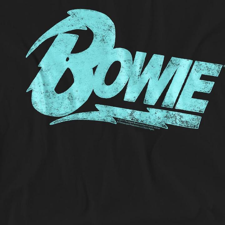 Actual product image David Bowie Unisex Adult Logo T-Shirt (M)