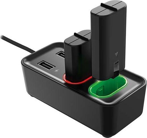 Subsonic Chargeur double et hub (Xbox One S, Xbox Series S, Xbox Series X, Xbox One X)