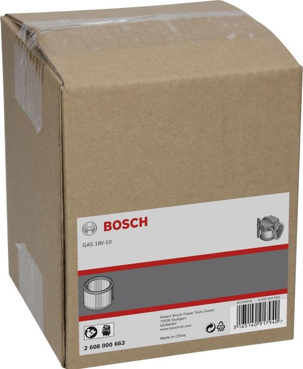 Actual product image Bosch Professional Zubehör Flat-fold filter GAS 18V-10L