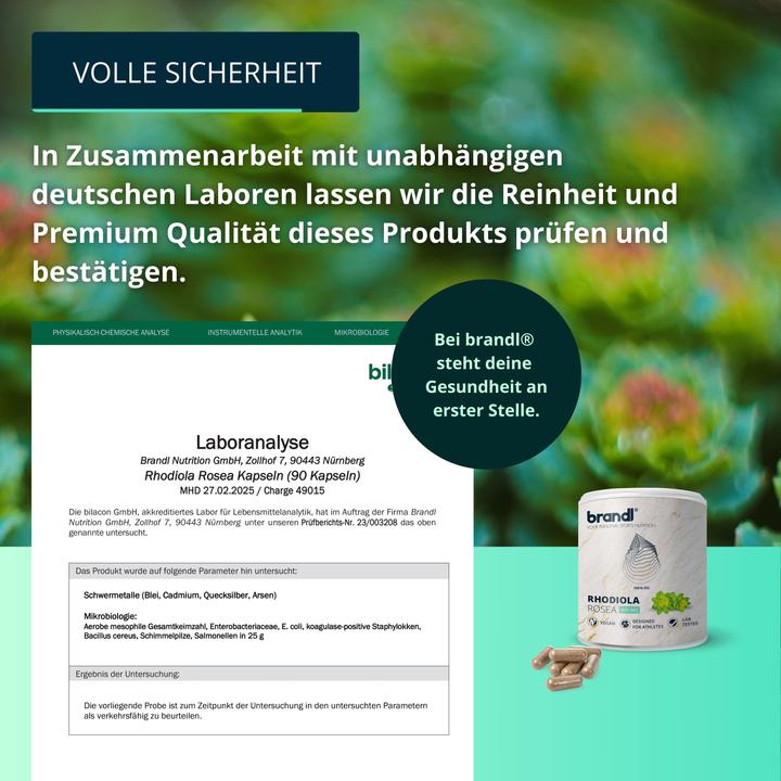 Produktbild Brandl Rhodiola Rosea Extrakt (1 Stück, Kapseln, 50 g)