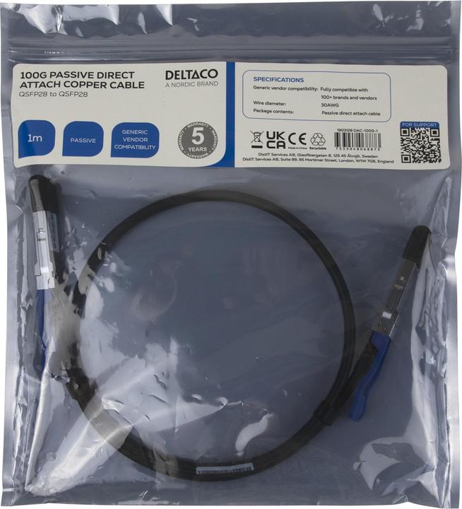 Produktbild Deltaco DAC-100G-1 (1 m)