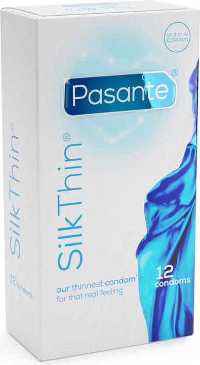 Actual product image Pasante Silk Thin Condoms - 12 Pcs (12 pcs.)