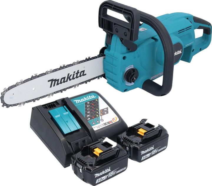 Image du produit Makita DUC 307 RF2X3 Tronçonneuse sans fil 18 V 30 cm Brushless + 2x batterie 3,0 Ah + chargeur (Tronçonneuse à batterie)