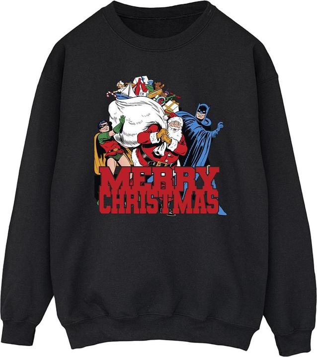 Batman Frohe Weihnachten Comic Sweatshirt aus Baumwolle