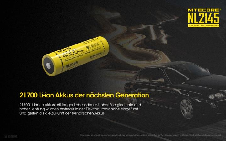 Image du produit Nitecore NL2145 (21700, 4500 mAh)