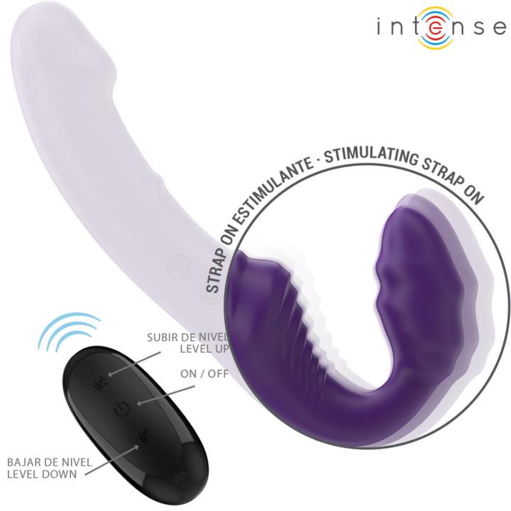 Immagine prodotto Intense Jill Doppelvibrator 20 cm Lila Fernbedienung