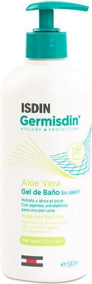 Produktbild Isdin Germisdin Aloe Vera Badegel Seifenfrei 500ml (Seife, 500 ml)