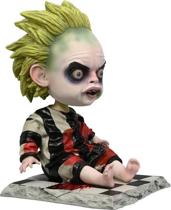 Productafbeelding Neca Beetlejuice Beetlejuice Hoofd Klopper bobblehead figuur Baby Beetlejuice 16 cm