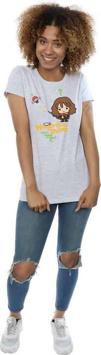 Actual product image Womens/Ladies Hermione Granger Wingardium Leviosa Junior Cotton T-Shirt (XL)